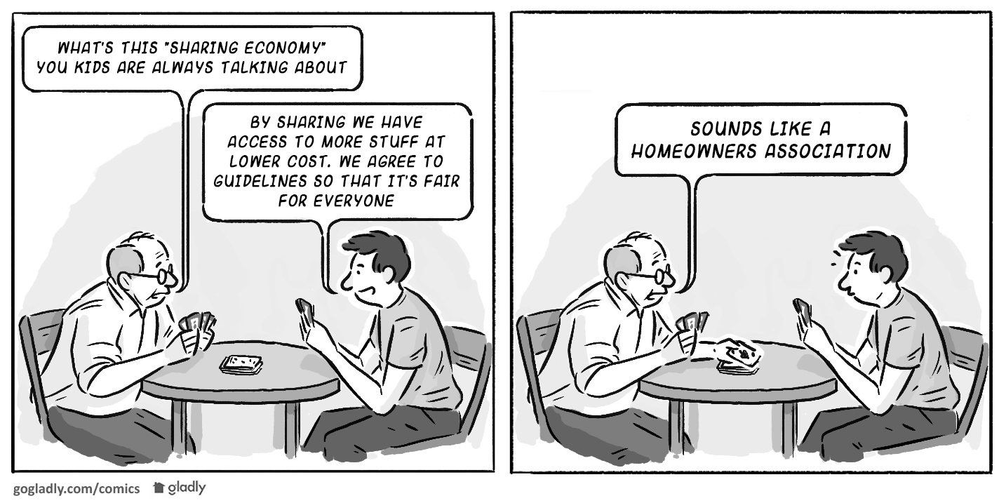 HOA Sharing Economy Comic